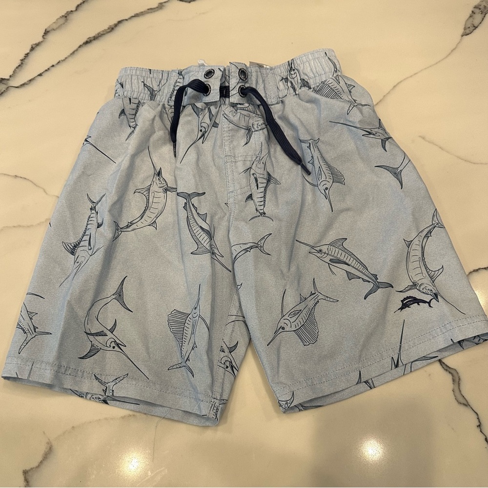 Tommy Bahama swim trucks. Boys size 5/6